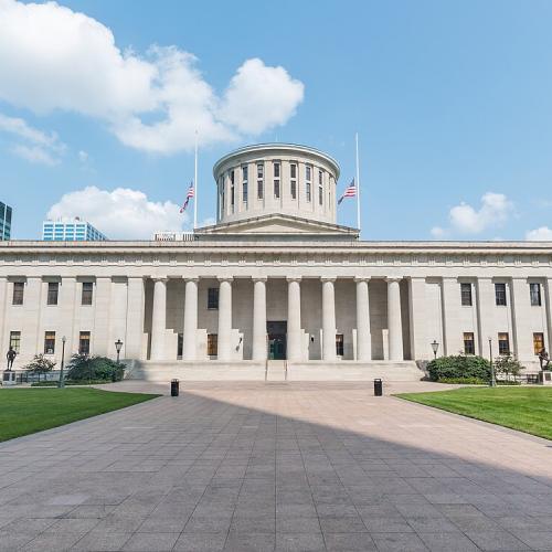 A photos of the Ohio Statehouse